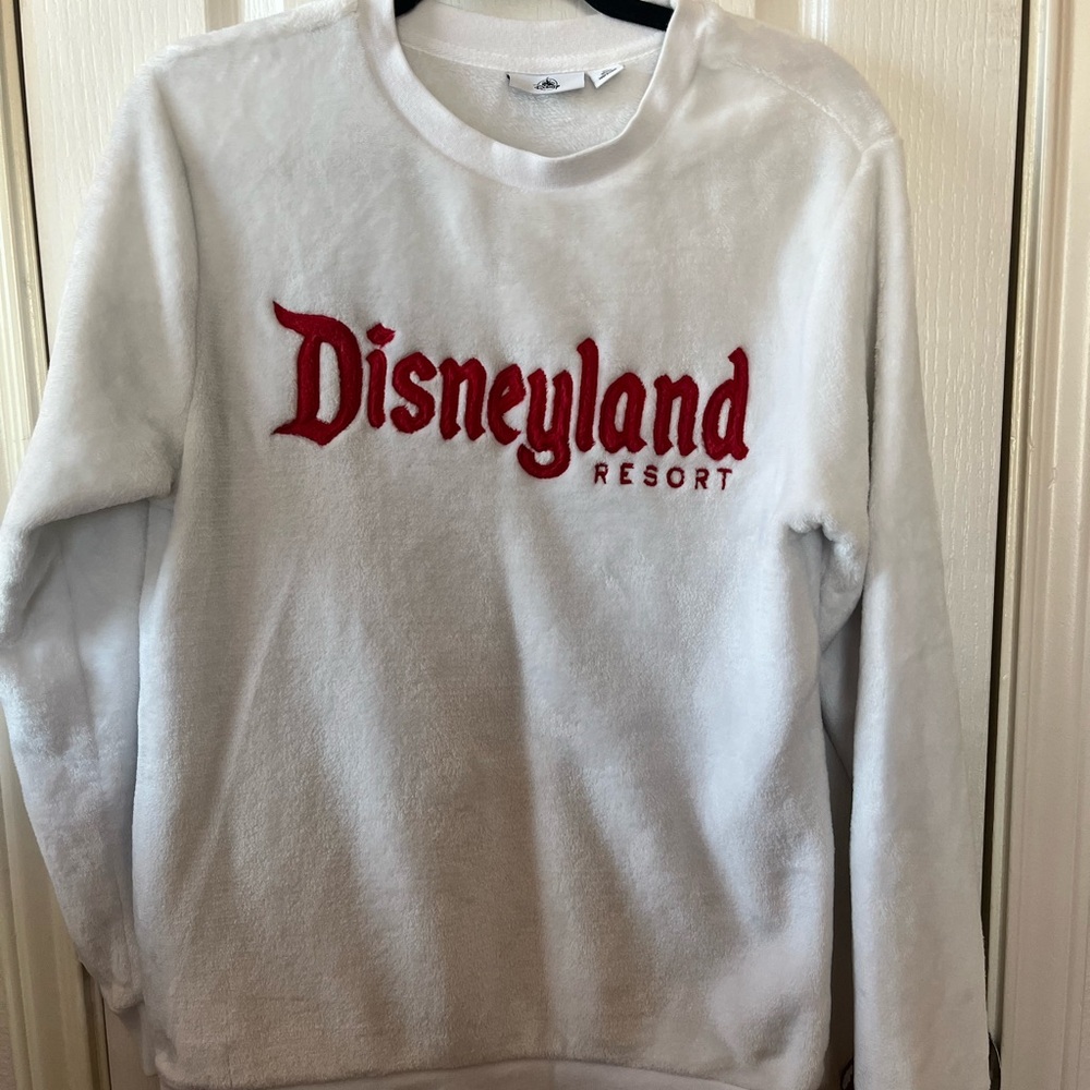 Disney White Fleece Pullover